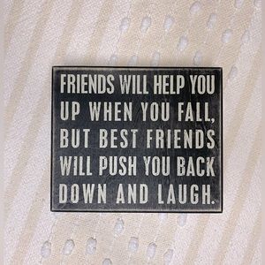 Friends Wooden Sign